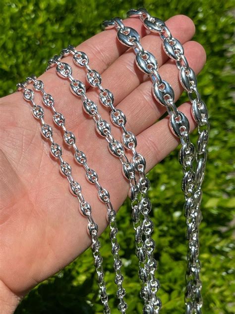 gucci link.chain|Gucci mariner link chain silver.